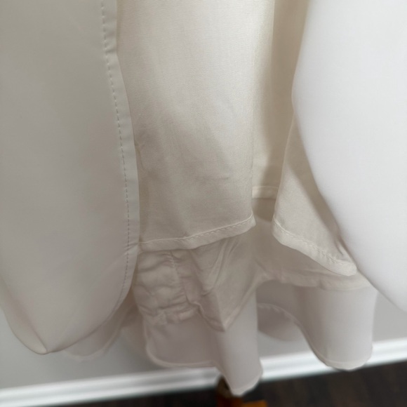 Princess Polly Dress Babydoll Mini Corset Slip Ruffle Eyelet Tie Back White - Picture 12 of 13